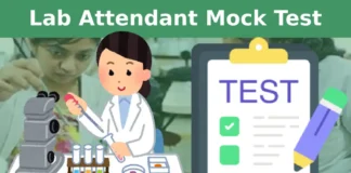 Lab Attendant mock test